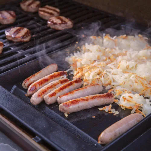 Miniatura 7 de Plancha de hierro fundido 7658 para Weber Spirit 200 300 400 Series, plancha plana para Weber Spirit I y II E/S 210 220 310 320 325 425 435 parrilla
