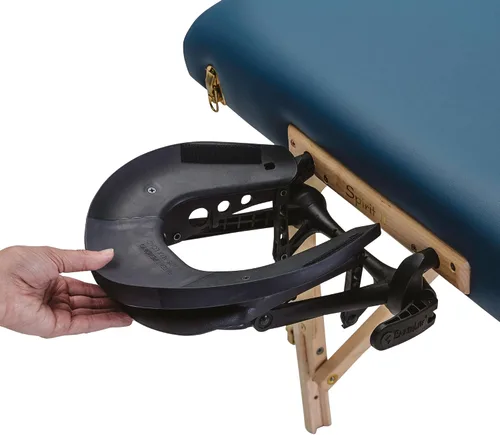 Miniatura 2 de EARTHLITE Mesa de masaje FLEX-REST - Plataforma flexible autoajustable con almohada facial de espuma viscoelástica Strata (nuevo modelo)