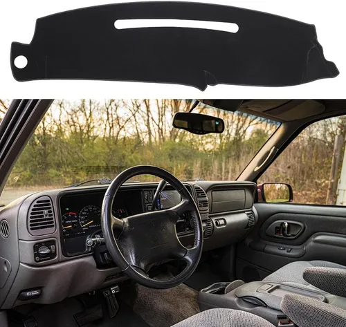 Miniatura 16 de Alfombrilla para salpicadero compatible con Chevy Tahoe Avalanche Suburban GMC Yukon 2007-2014/2007-2013 Silverado LTZ GMC Sierra SLT, cubierta