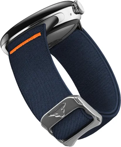 Miniatura 10 de Banda elástica de nailon para Google Pixel Watch 4/3 45mm, correa de bucle suave y transpirable para Pixel Watch 4 45mm con hebilla de cabeza