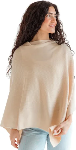 Miniatura 13 de Poncho transpirable para lactancia – Elegante bufanda multiusos para lactancia materna, funda de asiento de coche y manta de bebé para madres