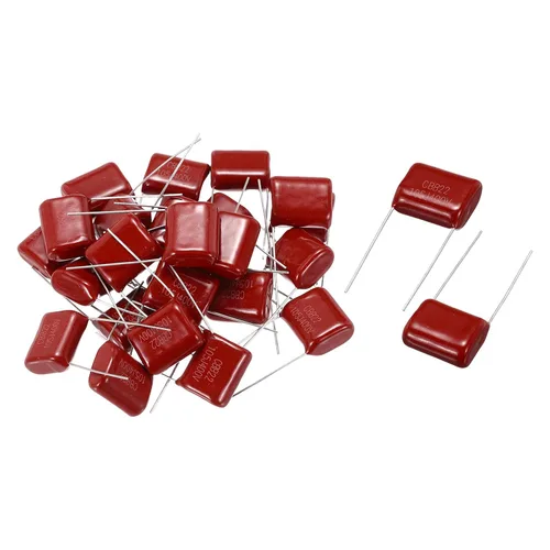 Miniatura 19 de uxcell 120 condensadores de película de polipropileno metalizado CBB22 630V 104J 5% de tolerancia