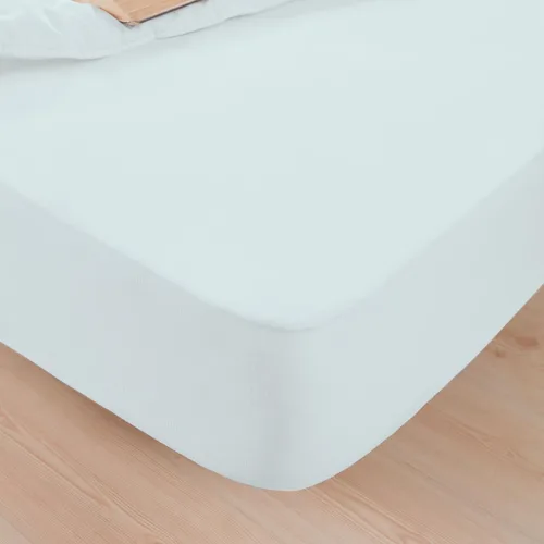 Miniatura 6 de Protector de colchón prémium 100% impermeable, tamaño individual, absorbente, algodón, cama, transpirable, con bolsillos elásticos, funda suave