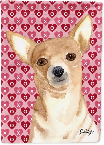 Miniatura 51 de Caroline's Treasures SS4484GF Bandera de jardín con diseño de bulldog inglés y corazones para el Día de San Valentín, bandera decorativa para patio