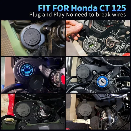 Miniatura 2 de Kit de accesorios con arnés compatible para Tail125 CT125 Hunter Cub 125 (2019-actual)