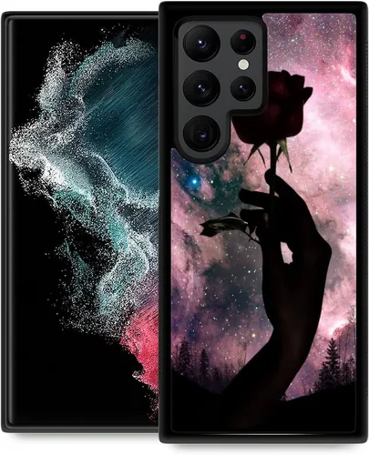 Miniatura 10 de ZHEGAILIAN Funda compatible con Samsung Galaxy S22 Ultra, antideslizante, de poliuretano termoplástico suave, a prueba de golpes, compatible