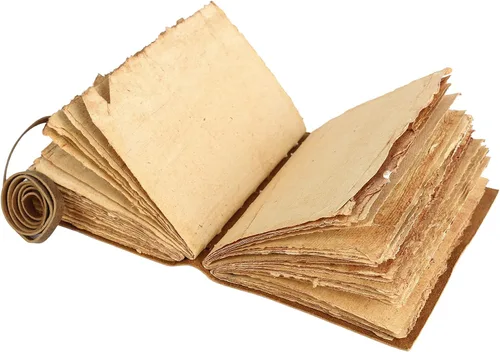 Miniatura 5 de KomalC Diario de cuero vintage para mujeres y hombres, 8 x 6 pulgadas, antiguo hecho a mano, con borde de cubierta vintage, cuaderno de bocetos