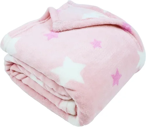 Miniatura 11 de Manta de cereza para niños, 50 x 60 pulgadas, suave y acogedora manta azul a cuadros para niñas y niños pequeños, ideal para decoración del hogar