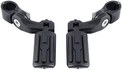 Miniatura 18 de TCMT Estribo corto de montaje en ángulo para carretera de 1 1/4 pulgadas para Harley Touring Road King Street Glide Road Glide Electra Glide Softail