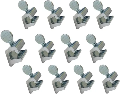 Miniatura 21 de QCAA Cerradura de Seguridad para Ventana Corredera Única Pequeña, Aluminio, Revestimiento Negro, Paquete de 4, Fabricado en Taiwán