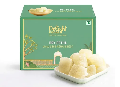 Miniatura 6 de Delight Foods Original Agra Dry Petha (12.35 oz x2) Dulces indios Mithai