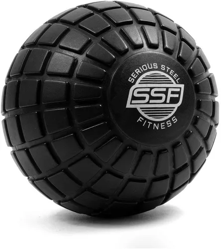 SERIOUS STEEL FITNESS Bola de masaje de espuma de 5 pulgadas, herramienta de liberación de nudo muscular de tejido profundo, espalda, piernas, Bola