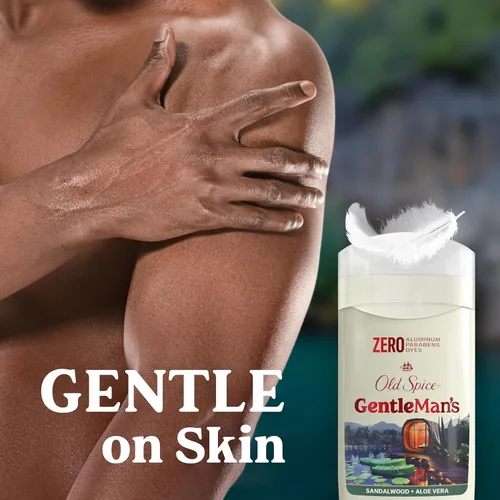 Miniatura 6 de Old Spice GentleMan's - Desodorante de tacto seco sin aluminio para hombres, frescura duradera 24/7, suave para la piel con acondicionadores