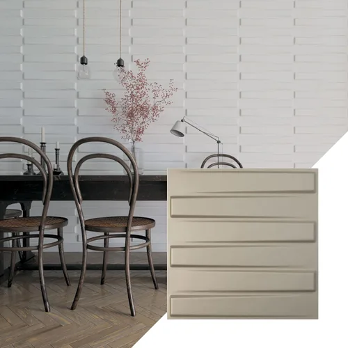 Miniatura 29 de Ekena Millwork 19 5/8 pulgadas de ancho x 19 5/8 pulgadas de alto, Keyes EnduraWall decorativo 3D, laguna satinada (cubre 2.67 pies cuadrados).