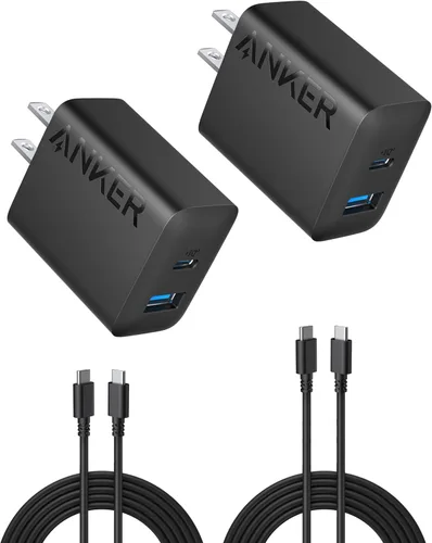 Miniatura 12 de Anker Cargador para iPhone 17/16, paquete de 2 bloques de cargador USB C rápido de 20 W, para iPhone 17/16/16 Pro Max/15 Series/iPad Pro y más