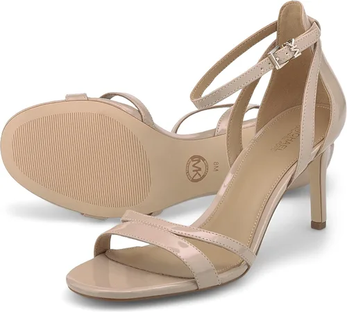 Miniatura 2 de Michael Michael Kors Kimberly - Sandalias de tacón con tiras y correa al tobillo para mujer