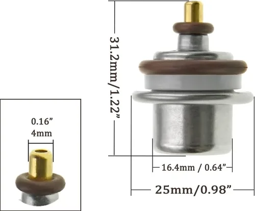 Miniatura 4 de ZYE91335XA nuevo regulador de presión de combustible ZJ3813280 para Mazda 2 1.5L L4 2011-2014 8V59-9H307-BD 8V599H307BD ZYE91335XB FG1982