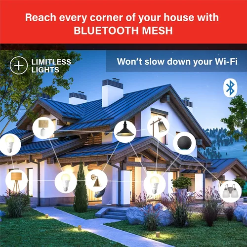 Miniatura 7 de Sengled Bombilla de luz Alexa, bombillas inteligentes de malla Bluetooth, bombillas inteligentes que funcionan solo con Alexa, bombilla LED