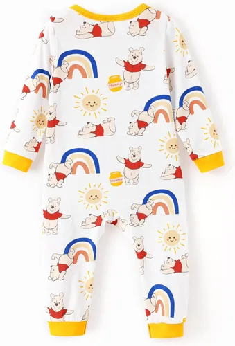 Miniatura 7 de Disney Stitch Princess Cenicienta Ariel Minnie Winnie Baby Girls - Mameluco de manga larga con volantes para recién nacidos y niños pequeños