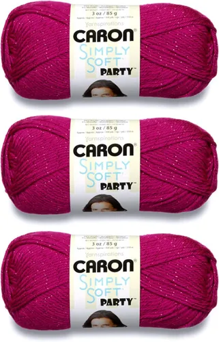 Miniatura 47 de Caron Simply Soft Abyss Speckle Yarn - Paquete de 3 unidades de 141 gramos/5 onzas - Acrílico - 4 medianos (peinado) - 235 yardas - Tejido/ganchillo