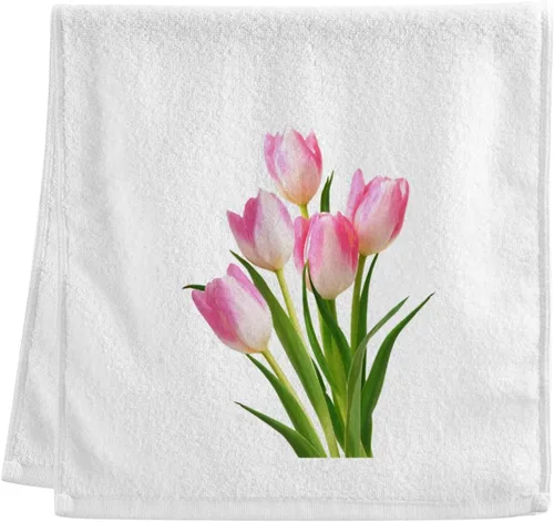 Miniatura 11 de Toallas de algodón suave para lavado facial, flores, acuarela, hortensias y parejas, flamencos, toallas de mano para entrenamiento, baño, juego de 2