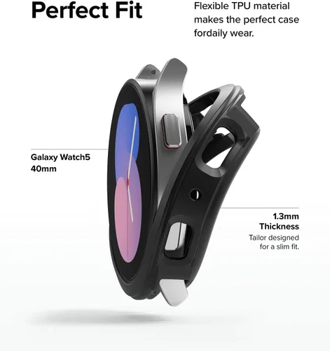 Miniatura 6 de Ringke Air Sports - Funda compatible con Samsung Galaxy Watch 5 de 1.575 pulgadas (1.575 in), suave, flexible, ligera, delgada, de poliuretano
