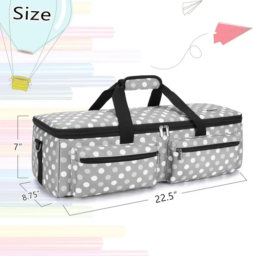Miniatura 6 de Bolsa de transporte LUXJA compatible con Cricut Explore Air y Maker, bolsa compatible con Cricut Explore Air, Silhouette Cameo 4 y suministros