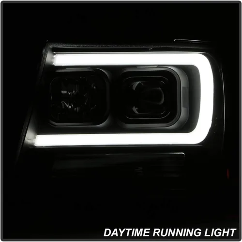 Spyder 5085986 Chevy Suburban 1500/2500 07-14 / Chevy Tahoe 07-14 / Avalanche 07-14 Versión 2 Faros delanteros de proyector - Alto H1 (incluido) -