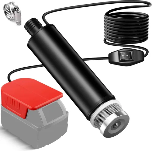 Miniatura 8 de Bomba de agua sumergible inalámbrica para batería Dewalt de 20 V/60 V, bomba eléctrica para jardín, bañera de hidromasaje, tanque, piscina