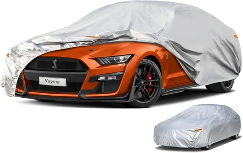 Miniatura 32 de Kayme Funda impermeable para automóvil deportivo para todo tipo de clima. Consulta la tabla de tallas del vehículo para un ajuste preciso. Cubierta