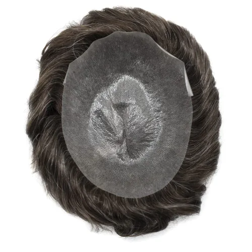 Miniatura 8 de Toupee for Men Human Hair Pieces Ultra Thin Skin Mens Toupee Hair Replacement System Mens Hair Units for Men