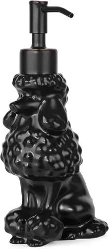 Miniatura 14 de Dispensador con Forma de Bulldog Francés de Jabón/Loción/Desinfectante de Manos Dispensador con Bomba de Cerámica de Acero Inoxidable Bulldog