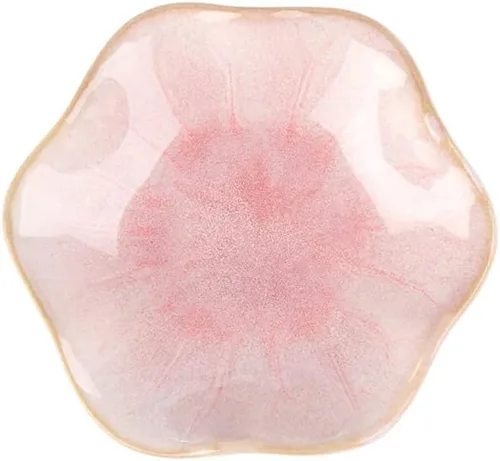 Miniatura 6 de 2 piezas de plato con forma de hoja de loto, cuenco pequeño para llaves, bandeja de cerámica para joyas, organizador de collares, aretes para mamá