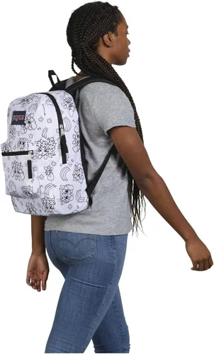 Miniatura 4 de JanSport Mochila Cross Town, bolsillo frontal utilitario, Tamaño único