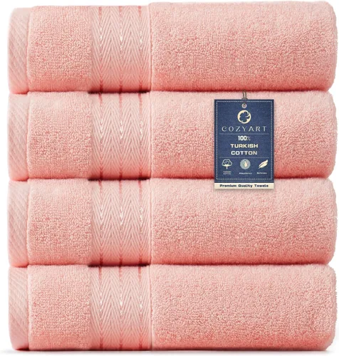 Miniatura 67 de COZYART - Juego de 3 toallas de baño de algodón, color naranja quemado, grandes y gruesas, 19.17 oz/yd², incluye 1 toalla de baño, 1 toalla de mano
