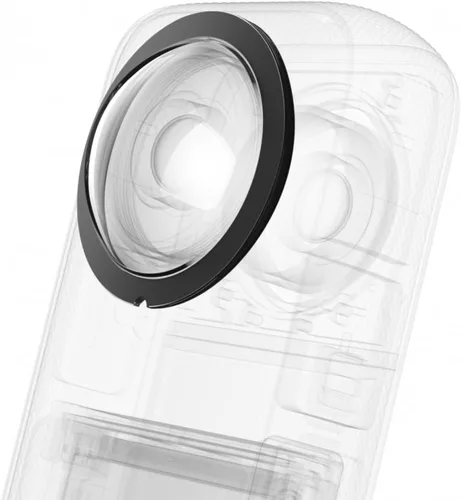 Miniatura 5 de PULUZ Protector de lente para Insta 360 x 3, protectores de lente duales para Insta360 X3, funda protectora de PC, protectores adhesivos de lente