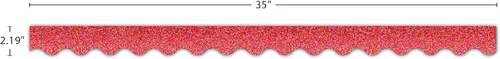 Miniatura 4 de Teacher Created Resources Borde festoneado rojo brillante (TCR8767)