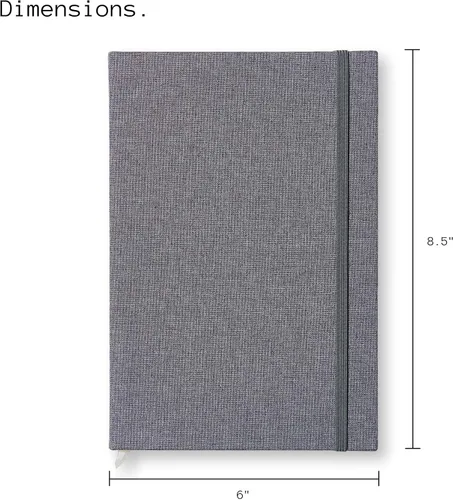 Miniatura 9 de Portage Cuaderno en Blanco de Tapa Dura con Papel Estético para Escritura y Diario – Libreta con Papel a Prueba de Manchas, Alto GSM, Cuaderno A5