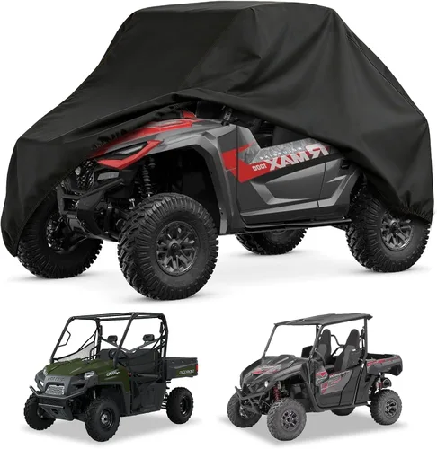 Cubierta UTV de 2 plazas impermeable para todo tipo de clima, compatible con Yamaha Wolverine x2 850 1000 Rhino 450 660 700 YXZ1000R Ranger 500 570