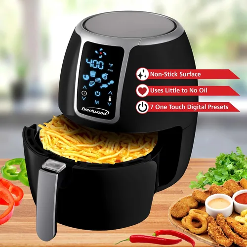 Miniatura 3 de Brentwood AF-400DBK freidora de aire, estándar, negro