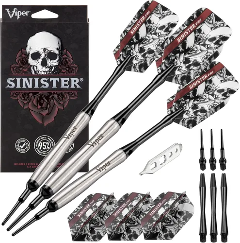 Viper Dardos siniestros 95% tungsteno punta suave