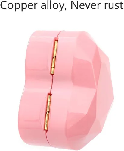 Miniatura 4 de Caja de anillo con forma de corazón con luz LED, soporte de terciopelo, organizador de cofre de joyería, aretes, caja de presentación de joyas