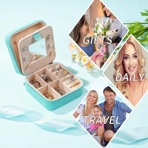 Miniatura 7 de Parima Regalos de despedida de soltera para mujeres, regalos de dama de honor para mujer, regalos únicos Esenciales de viaje de boda pequeño joyero