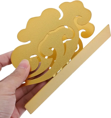 Miniatura 9 de Gold Metal Napkin Holder for Table Iron Napkin Storage Rack for Kitchen Restaurant Bar and Home Use