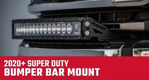 Miniatura 2 de Rigid 46732 Soporte de barra de luz para parachoques compatible con Ford SUPERDUTY 2020+ compatible con todas las barras de luz RIGID Industries