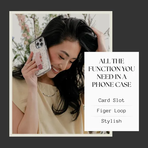 Miniatura 26 de Fundas Walli para iPhone 13, funda tipo cartera con soporte para tarjetas, elegante y moderna cubierta para mujeres, se ajusta al iPhone 13