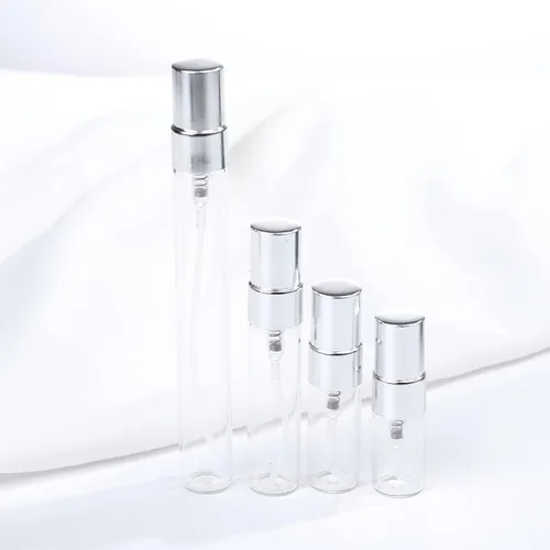 Miniatura 4 de Mini atomizador recargable transparente de 0.2 fl oz, botella de perfume de viaje, botella vacía hidratante para fiesta, herramienta de maquillaje