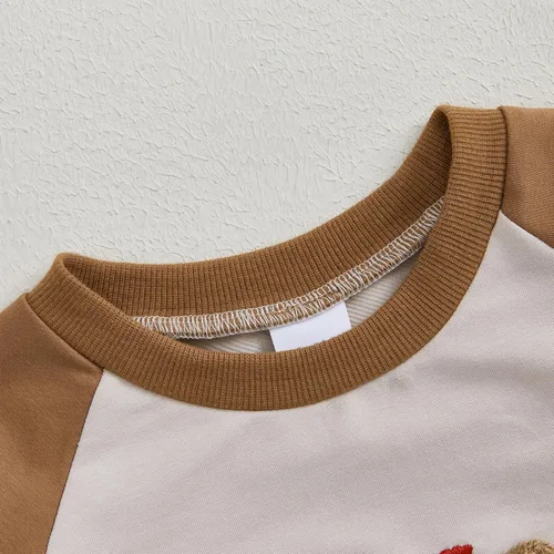 Miniatura 10 de Adobabirl Traje de Halloween para bebé, sudadera de fantasma, calabaza, mameluco, suéter de gran tamaño, lindo para otoño e invierno