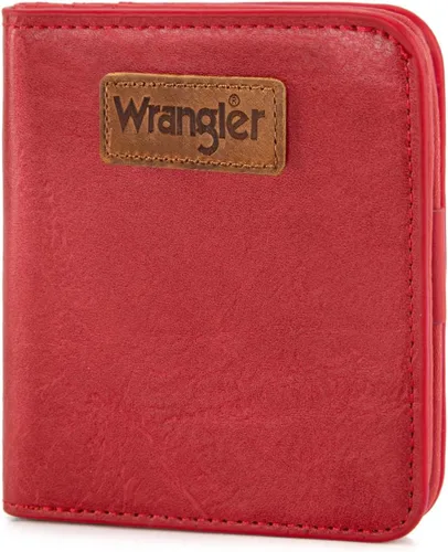 Miniatura 7 de Montana West X Wrangler - Cartera delgada delgada para mujer, organizador de dinero, mini cartera de bolsillo delgada con forro RFID y un monedero