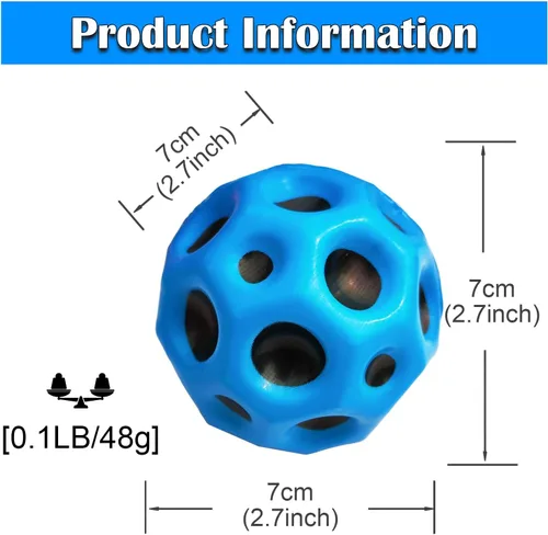 Miniatura 2 de ZHEBAG Bola de Salto Super Alto, Bola de Rebote Extremadamente Alto, Bola de Rebote Super Alto, Bola Sensorial para Niños, Bola de Entrenamiento